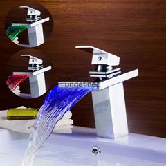 LED Bathroom Temperature Controlled Faucet 