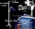 Brass LED Square bathroom shower faucet set 1