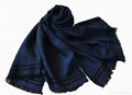 good quality 100% mercerized wool scarf shawl