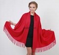 70*180cm big size best quality solid color cashmere pashmina shawls 2