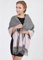 women winter fashion double-sides cashmere scarves 1