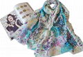 factory wholesale 70*180cm winter warm woolen printed scarf shawl