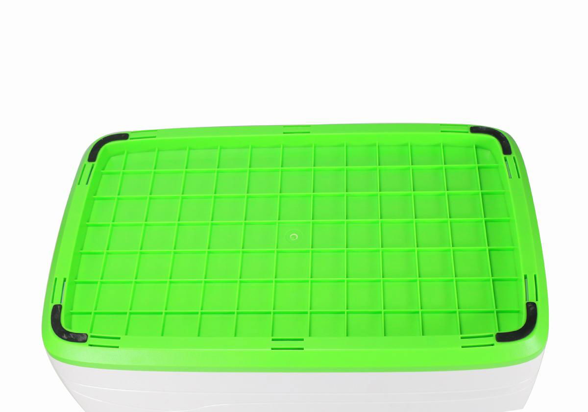 34Quart/32L Locking Storage Box with Lid Combination Multifunctional