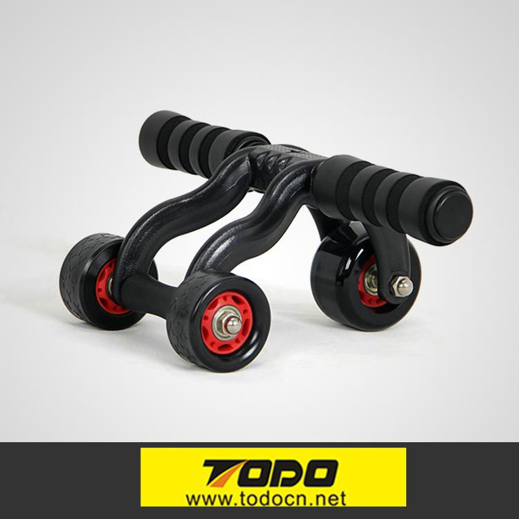 exercise double ab roller slider ab wheel 5