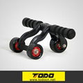 exercise double ab roller slider ab wheel 5