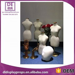 2016 Mini dressform mannequin fitting mannequin 2/1 half body display form