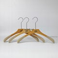 Natural high quality wooden hanger top wooden hanger long hook hanger 8