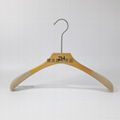 Natural high quality wooden hanger top wooden hanger long hook hanger 5