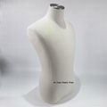 Hot sale torso dummy for men white linon half body ghost mannequin  3