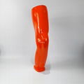 Male display sport leg knee forms Orange color silver color  5