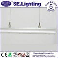  High efficiency 130lm/W LED Linear Trunking Light 5 years warranty 5