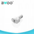 BWOO Power Supply Dual USB Car Charger  1