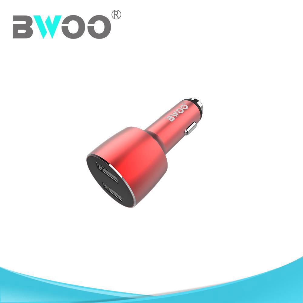 BWOO hot Sale USB C Car Charger with QC3.0  Quick charger 2