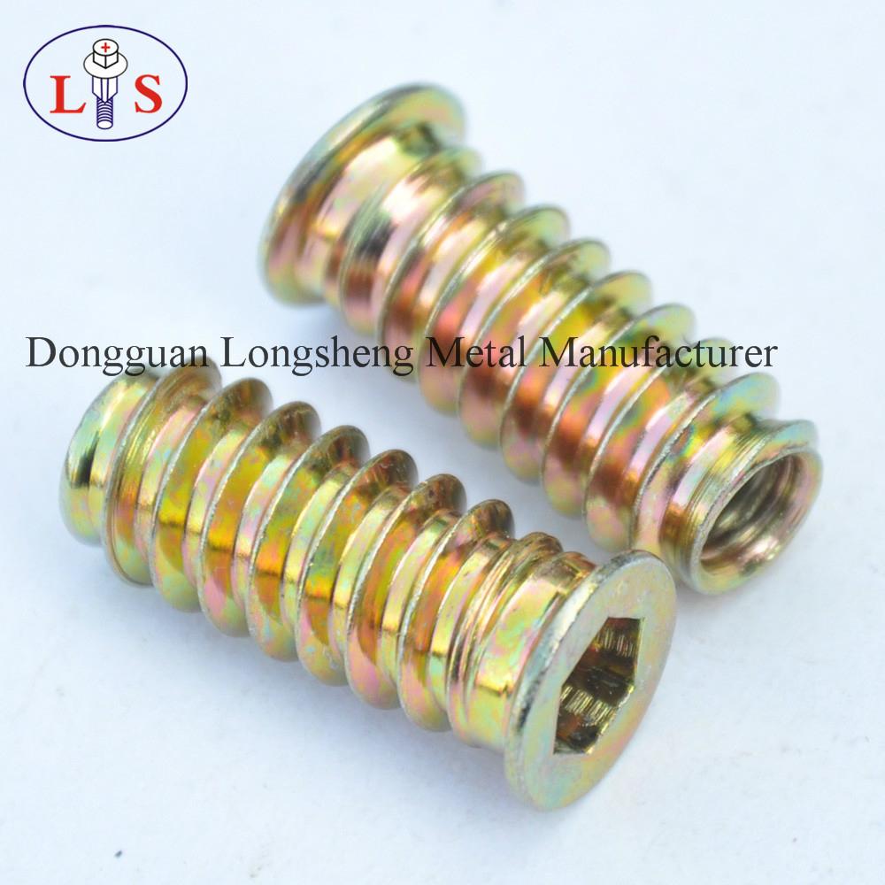 T nut insert nut cross dowels