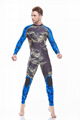 Hot Sale Neoprene Camouflage Sportswear Wetsuit with Rubber Knee Pad