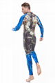 Hot Sale Neoprene Camouflage Sportswear Wetsuit with Rubber Knee Pad 2