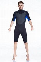 3.0mm Thermal Insulation Short Sleeve Swimwear Wetsuit for Men