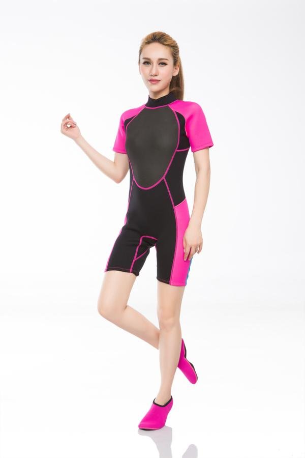 3mm Neoprene Shorty Sports Wear Wetsuit for Women