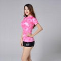 Camouflage Spandex MMA T-Shirt Gym Yogawear for Swimming Slimming 2