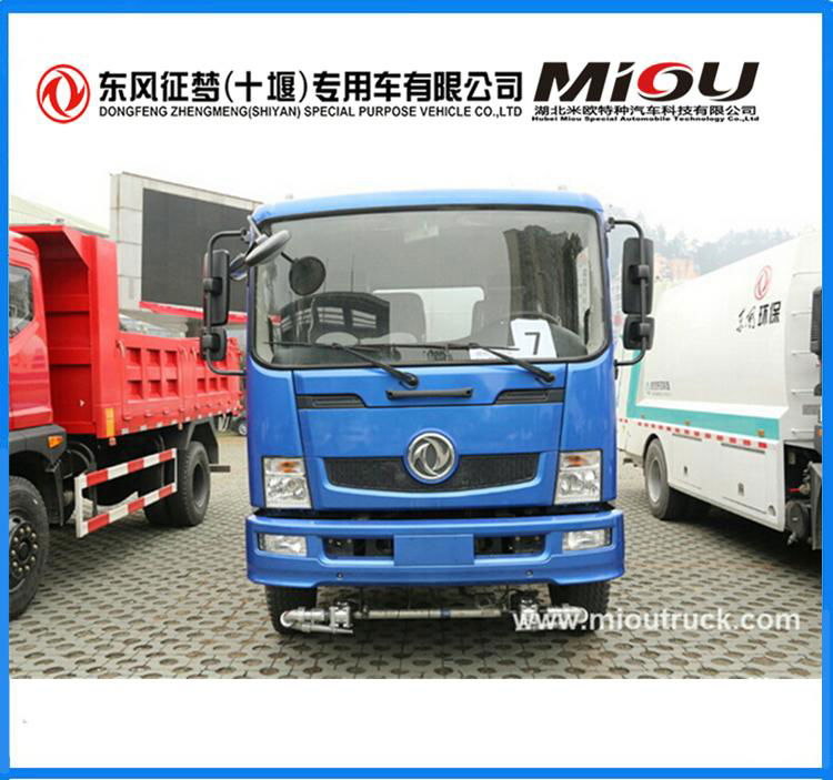 Dongfeng 4x2 10000 liter stainless steel water tank truck 2