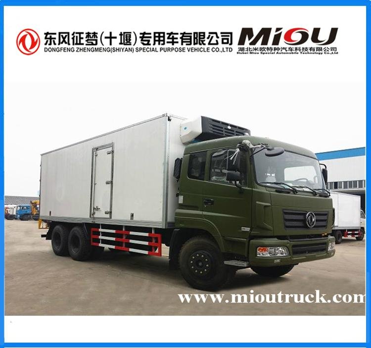 Dongfeng 6x4 Drive type15 ton 9m Refrigerator Truck