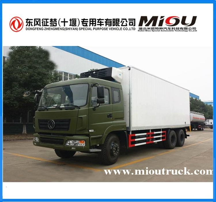 Dongfeng 6x4 Drive type15 ton 9m Refrigerator Truck 3