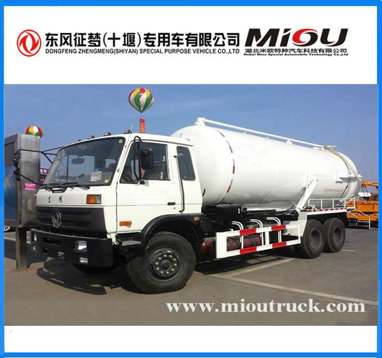 Dongfeng 6x4 18CBM Sewage Suction Truck XZL5251GXW4 for sale 2