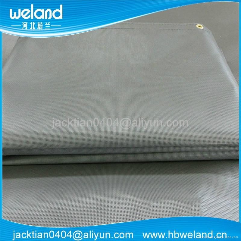 360g/m2 1500D 11X11 PVC coated Polyester Mesh Sheet Factroy WELAND