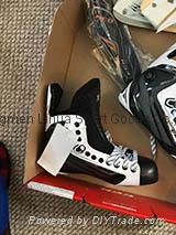 CCM Ribcor 50K White Skates 7 DA Pro Stock Hockey Skates Brand New 5