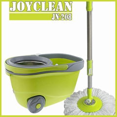 Joyclean Walkable Spin Mop with 2 big