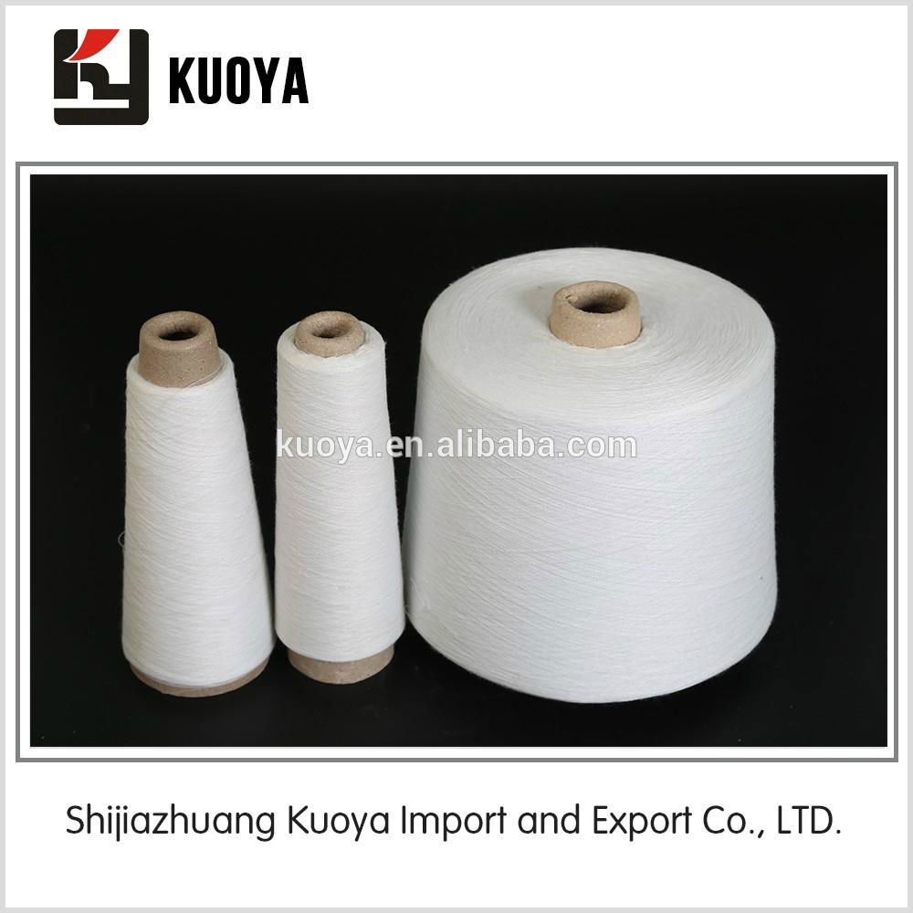 100 polyester spun yarn close virgin 3