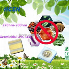 UV sterilization 275nm 280nm germicidal