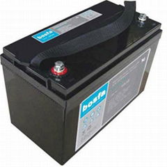 free maintenance  lead acid solar battery 12v 100ah SOLAR12-100 for solar system