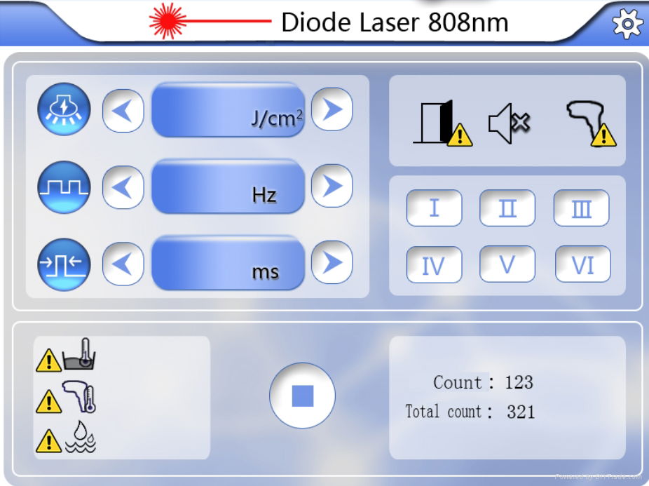 20,000,000 shots 808nm diode laser machine 