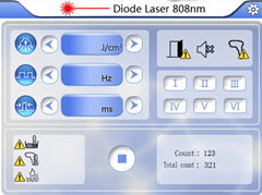 20,000,000 shots 808nm diode laser machine 