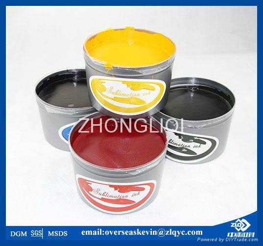 No-crust CMYK Sublimation Offset Printing Ink for T Shirt Printing 2