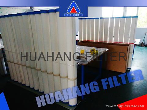 High Quality Microporous folded water filter element with Deep folded PP water f 2