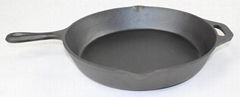 Die-casting Frying Skillet and Pan with Handle