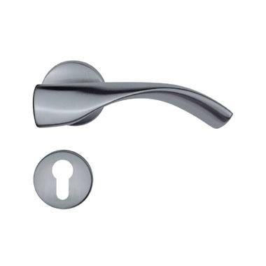 stainless steel solid door lever handle 4