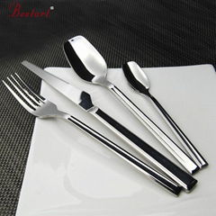 Mirror polish 18/0 stainless steel flatware set