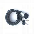 High Quality Steel Black Cable Lock Bike Lock 1