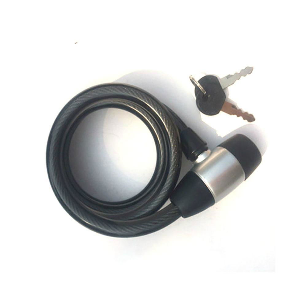 High Quality Steel Black Cable Lock Bike Lock 3