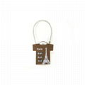 T-shirt shape lock 3 digital combination lock for bag safe