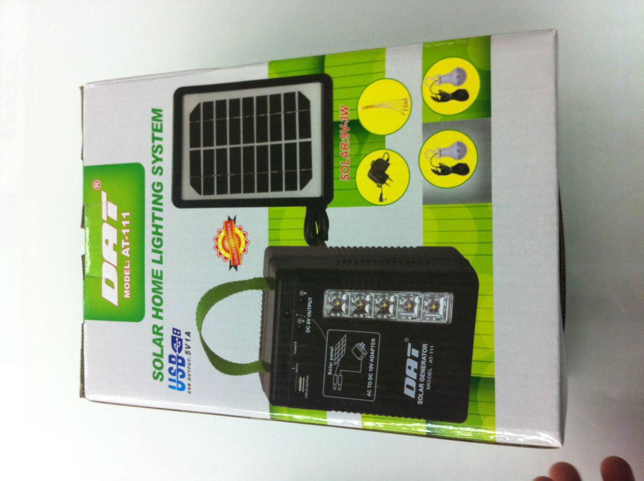 AT-111 mini solar lighting system with USB   2