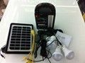 AT-999 hot selling solar lighting system for bulbs ,USB charger   