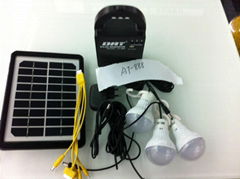 AT-888 home solar lighting system with USB charger  