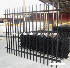 Powder Coated Ornamental Steel Fence