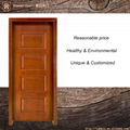 Soild wood bedroom door design from Chinese manufactory 5