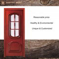 New solid wood door design from chiese factory 1