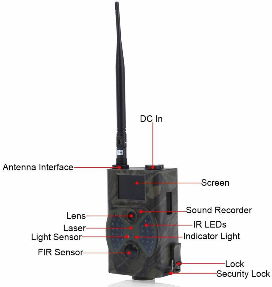 Hunting camera 12mp 1080P Wild Camera Wireless For Outdoor Surveillance 1